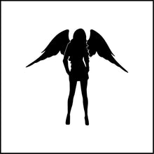 Load image into Gallery viewer, Angel Silhouette Vinyl Decal
