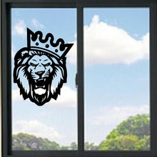 Load image into Gallery viewer, Lion With A Crown Growling Vinyl Decal
