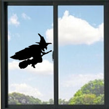 Load image into Gallery viewer, Witch Flying #4 Vinyl Decal

