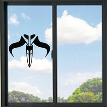 Load image into Gallery viewer, Jaster Mareel Mandalorian Skull Symbol Logo Vinyl Decal
