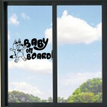 Load image into Gallery viewer, Baby On Board Bluey Vinyl Decal
