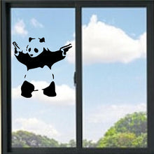 Load image into Gallery viewer, Panda Bear With Guns Vinyl Decal

