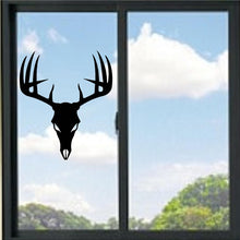 Load image into Gallery viewer, Deer Skull Head Vinyl Decal
