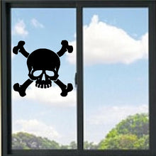 Load image into Gallery viewer, Skull And Cross Bones Vinyl Decal

