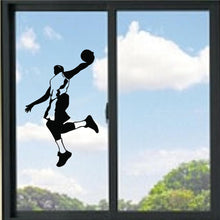 Load image into Gallery viewer, Basketball Player And Ball Vinyl Decal
