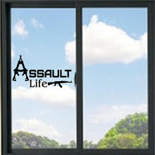 Load image into Gallery viewer, Assault Life/Guns Vinyl Decal
