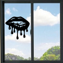 Load image into Gallery viewer, Bleeding Biting Lips Vinyl Decal
