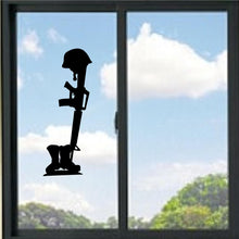 Load image into Gallery viewer, Soldier Helmet Gun And Boots Vinyl Decal
