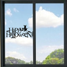 Load image into Gallery viewer, Happy Halloween With Witch Vinyl Decal
