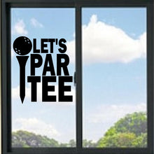 Load image into Gallery viewer, Let's Partee Golf Vinyl Decal

