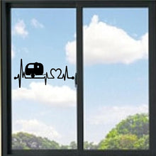 Load image into Gallery viewer, Love For Camping/Trailer Vinyl Decal
