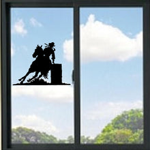 Load image into Gallery viewer, Cowgirl Barrel Racing Rodeo Vinyl Decal
