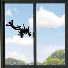 Load image into Gallery viewer, Stickman Guy Exploding Vinyl Decal
