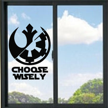 Load image into Gallery viewer, Choose Wisely Symbol Vinyl Decal
