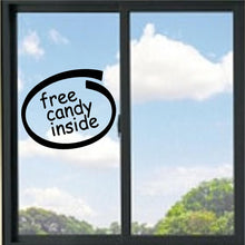 Load image into Gallery viewer, Free Candy Inside Vinyl Decal
