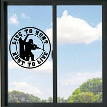Load image into Gallery viewer, Live To Hunt Hunt To Live Vinyl Decal
