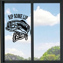 Load image into Gallery viewer, Rip Some Lip Fishing Vinyl Decal
