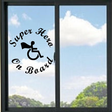 Load image into Gallery viewer, Super Hero On Board Vinyl Decal
