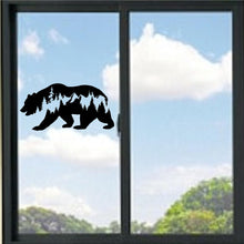 Load image into Gallery viewer, Bear With Mountains Vinyl Decal
