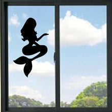 Load image into Gallery viewer, Mermaid Silhouette Vinyl Decal
