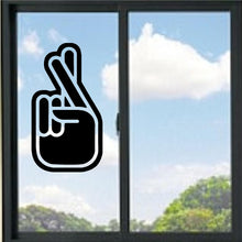 Load image into Gallery viewer, Fingers Crossed/Hand Vinyl Decal
