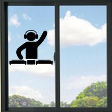 Load image into Gallery viewer, Guy DJ Music Vinyl Decal
