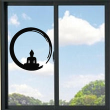 Load image into Gallery viewer, Buddha In A Circle Vinyl Decal
