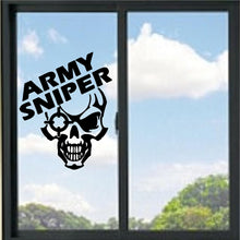 Load image into Gallery viewer, Skull Army Sniper Vinyl Decal
