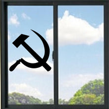 Load image into Gallery viewer, Hammer And Sickle Symbol Vinyl Decal

