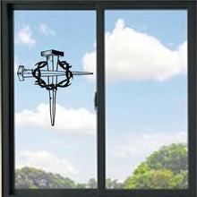 Load image into Gallery viewer, Cross With Nails Jesus Christ Symbol Vinyl Decal
