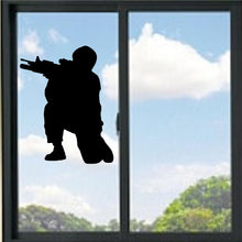 Load image into Gallery viewer, Kneeling Soldier Army Guy Vinyl Decal
