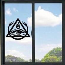 Load image into Gallery viewer, All Seeing Eye Order Of The Triad Symbol Vinyl Decal
