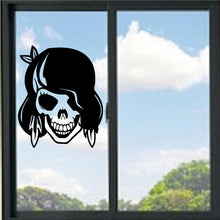 Load image into Gallery viewer, Girl Skull Vinyl Decal
