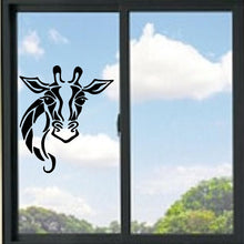 Load image into Gallery viewer, Giraffe Head/Face Vinyl Decal
