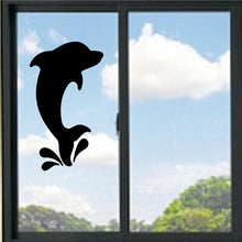 Load image into Gallery viewer, Dolphin Splashing Vinyl Decal
