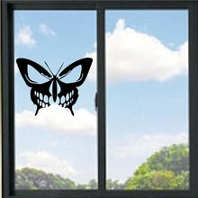 Load image into Gallery viewer, Skull Butterfly Vinyl Decal
