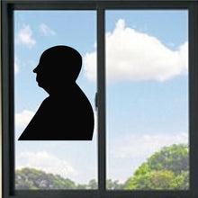 Load image into Gallery viewer, Alfred Hitchcock Silhouette Vinyl Decal
