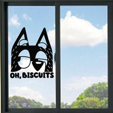 Load image into Gallery viewer, Bandit Oh Biscuits/ Bluey Vinyl Decal
