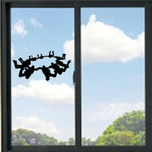 Load image into Gallery viewer, Skydivers Diving In Circle Vinyl Decal
