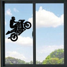 Load image into Gallery viewer, Guy Sports Bike/Motorcycle Rider Vinyl Decal
