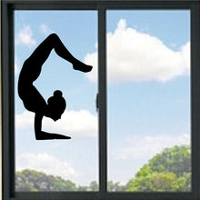 Load image into Gallery viewer, Woman Doing Yoga Vinyl Decal
