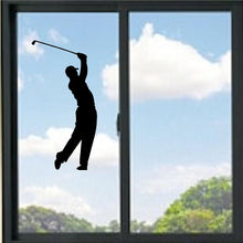 Load image into Gallery viewer, Guy Swinging Golf Club #3 Vinyl Decal
