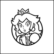 Load image into Gallery viewer, Princess Peach Mario Bros Vinyl Decal/Sticker
