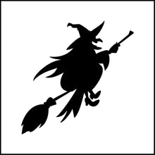 Load image into Gallery viewer, Witch Flying #2 Vinyl Decal/Sticker
