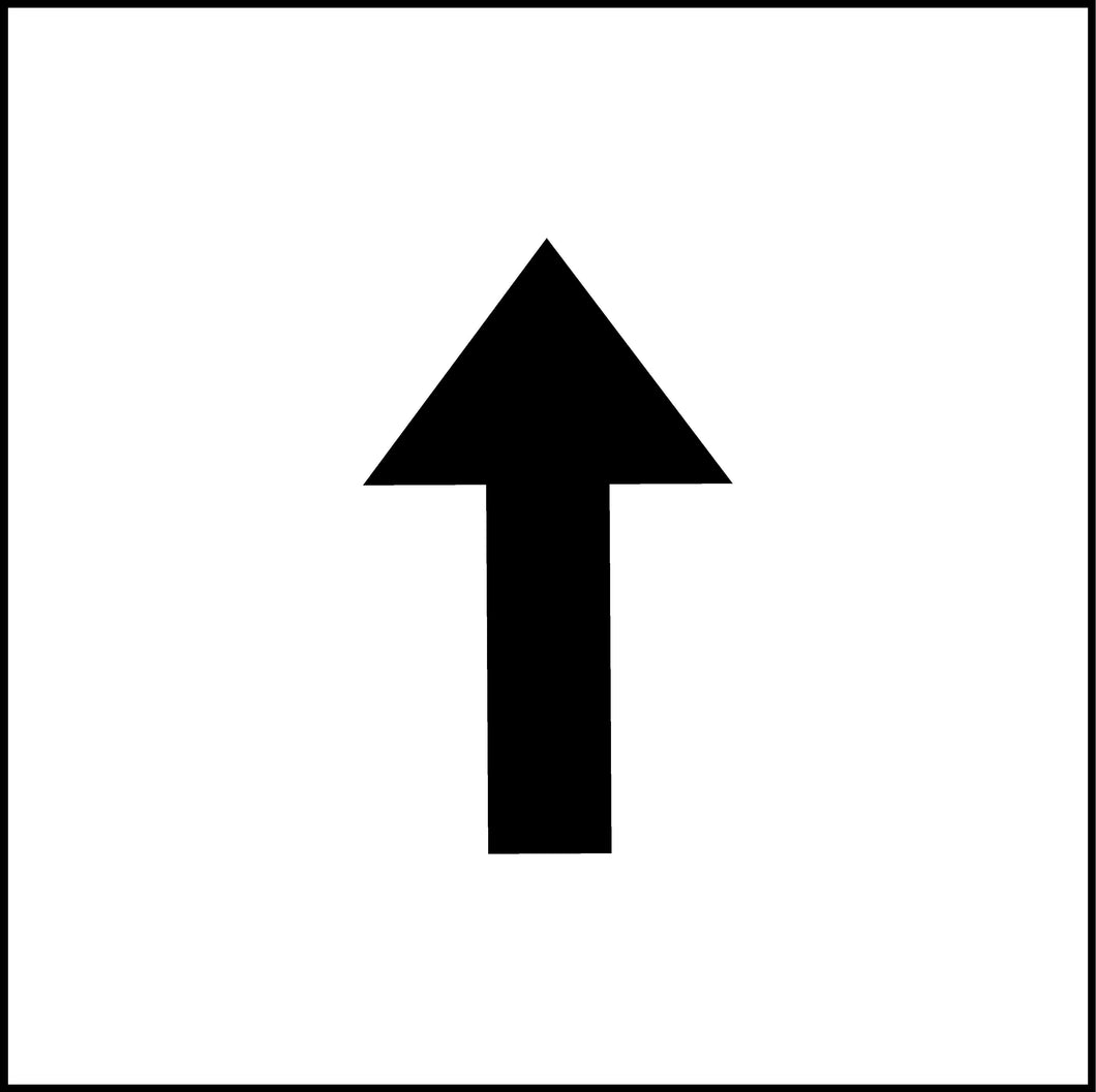 Directional Arrow Vinyl Decal/Sticker