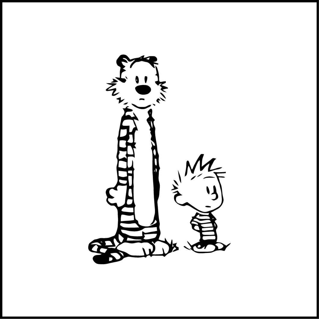 Calvin And Hobbes Vinyl Decal