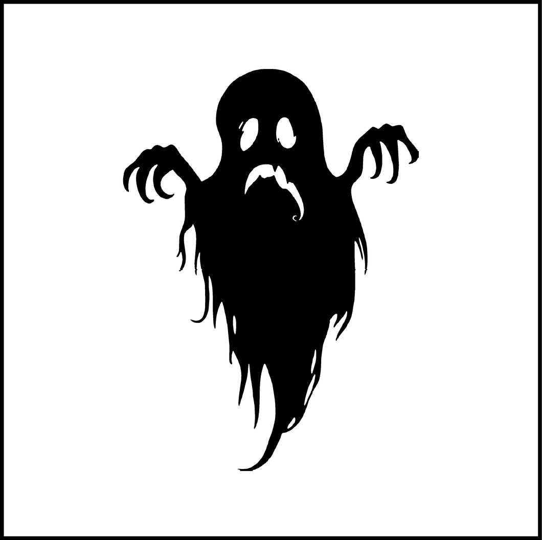 Spooky Ghost Vinyl Decal