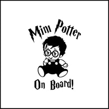 Load image into Gallery viewer, Mini Potter On Board Vinyl Decal
