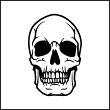 Load image into Gallery viewer, Skull Face #4 Vinyl Decal
