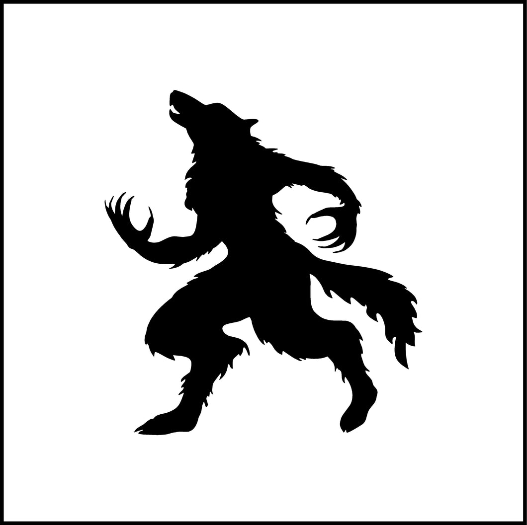 Werewolf Vinyl Decal/Sticker